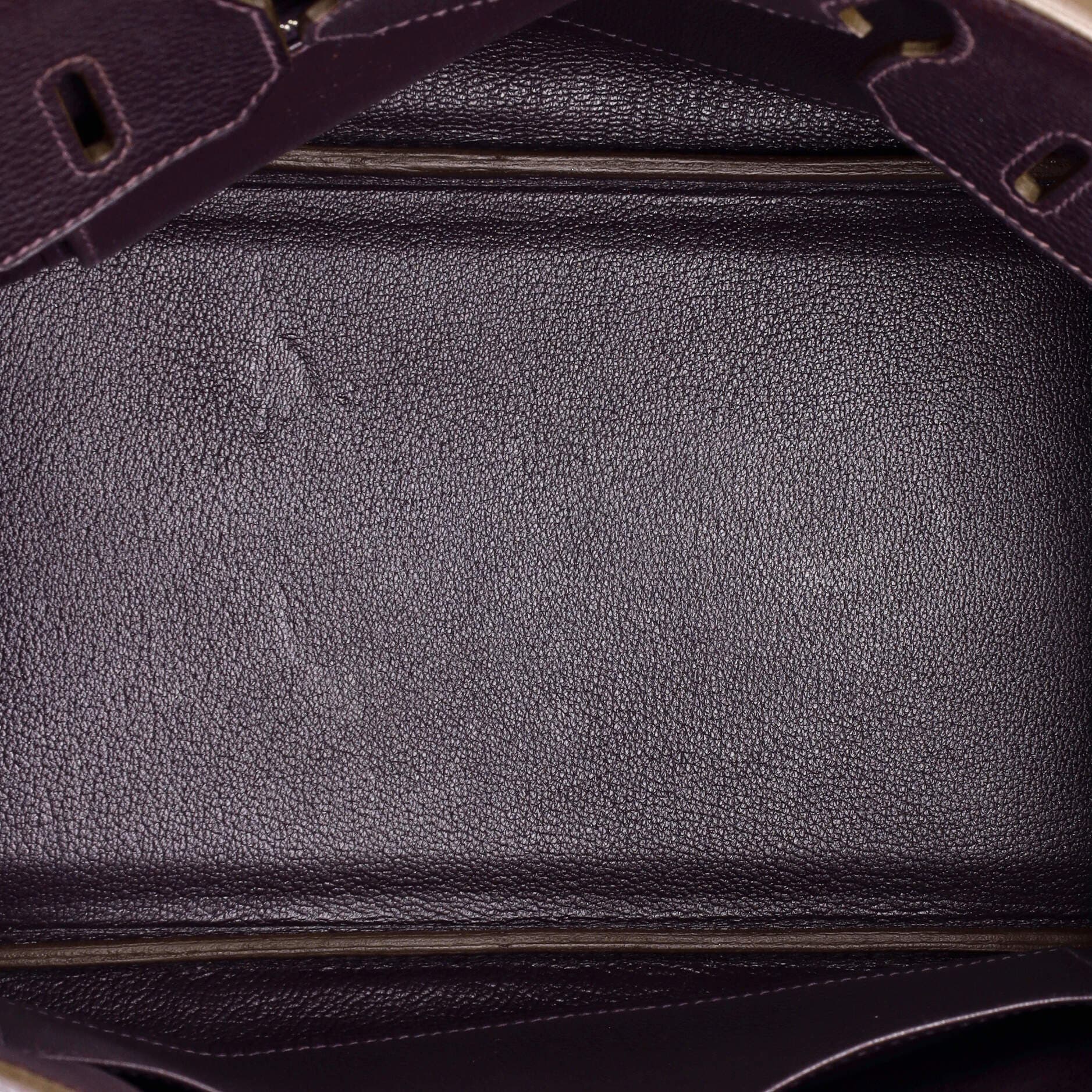 Pre-Owned Hermes Birkin Handbag Purple Togo with Palladium Hardware 30, Alternate, color, 