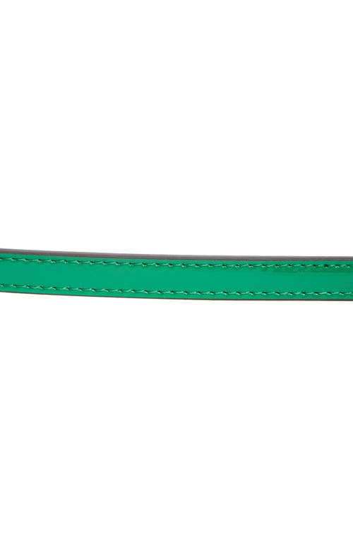Kate Spade New York 12mm Patent Leather Shoestring Bow Belt