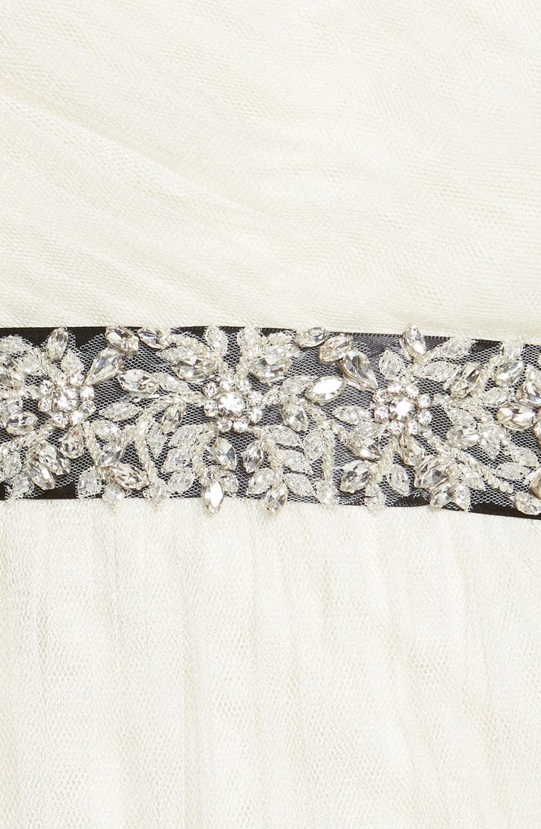 Nina 'Justine' Ornate Crystal Sash, Alternate, color,