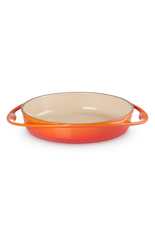 Le Creuset Enameled Cast Iron Traditional Round 2.2-qt. Tatin Dish In Orange
