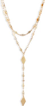 Ettika Layered Lariat Necklace