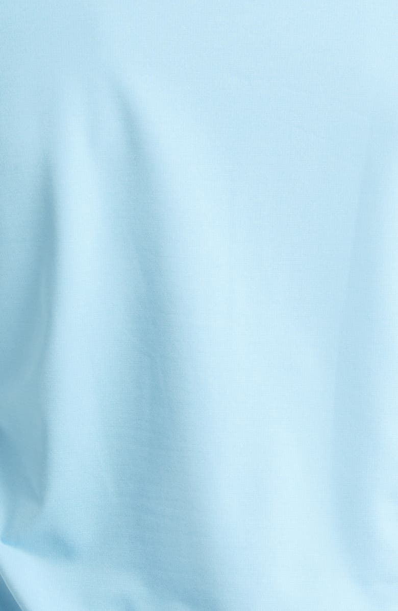 Peter Millar Cradle Crewneck Long Sleeve Performance Shirt, Alternate, color, Seaport Blue