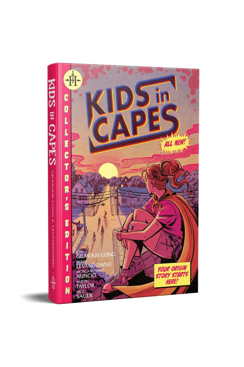 Kids in Capes, Softcover, Superhero RPG Book, 160 Pages, Main, color, Multicolored