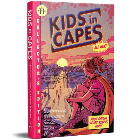 Kids in Capes, Softcover, Superhero RPG Book, 160 Pages