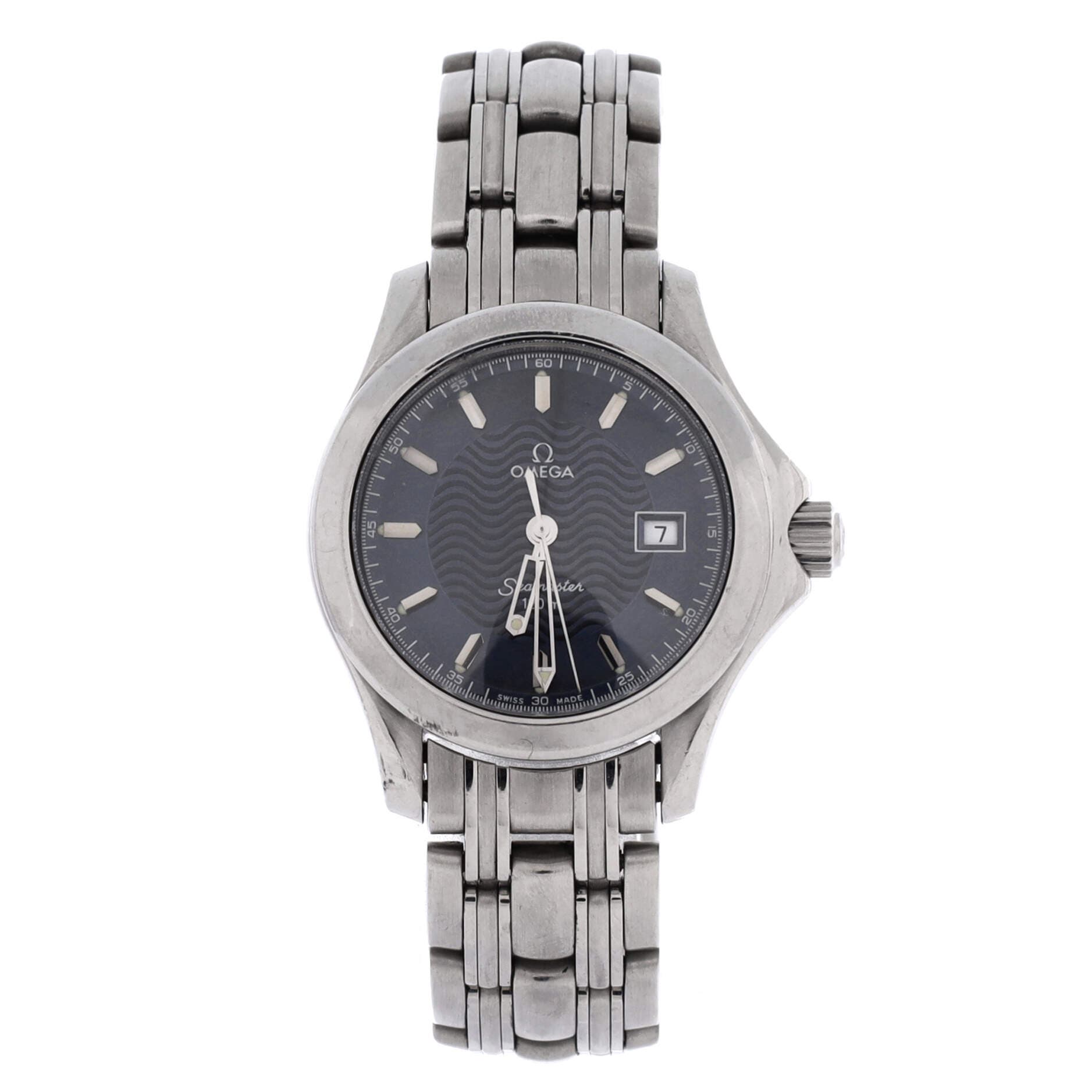Seamaster 120M Quartz Watch Stainless Steel 28, Main, color, Metallic Silver