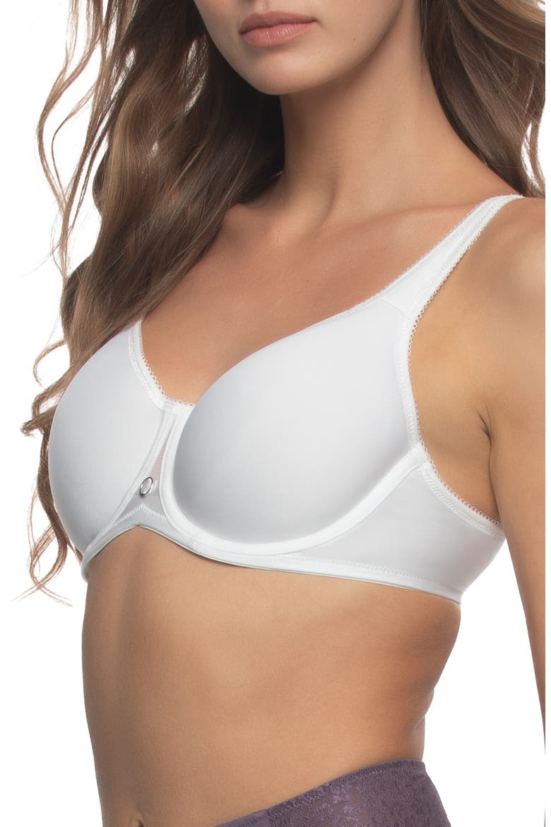 Celestial Full Coverage Underwire Bra, Alternate, color, WHITE