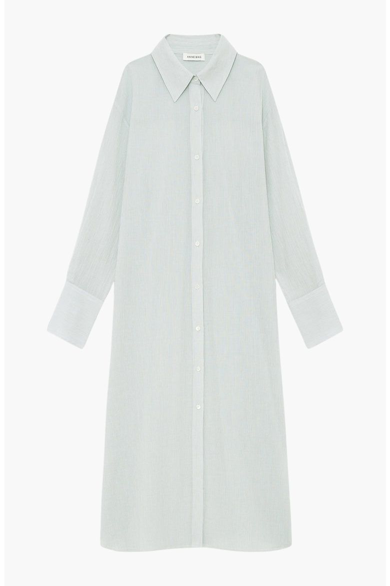 Noemi Dress, Alternate, color, Green And White
