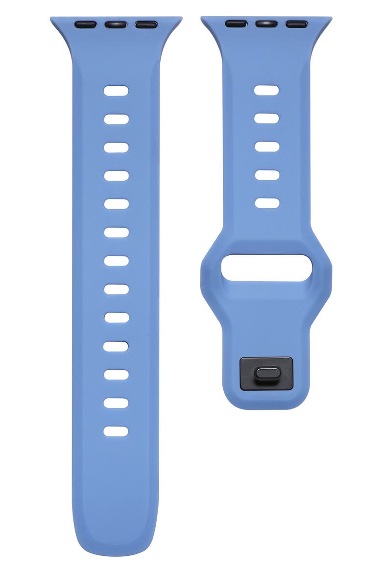 Premium Silicone Apple Watch® Watchband, Main, color, BLUE