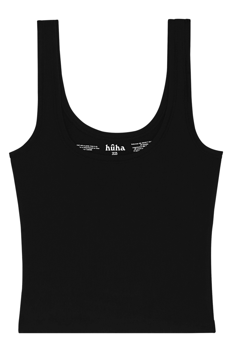 Sporty Crop Tank, Alternate, color, Black