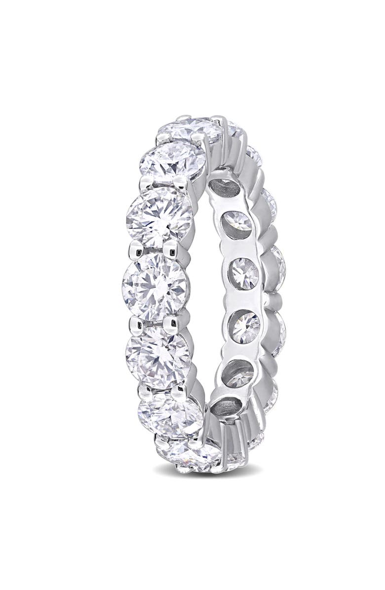 Julianna B. 5 1/2ct D.E.W. Moissanite Eternity Ring, Alternate, color, Sterling Silver