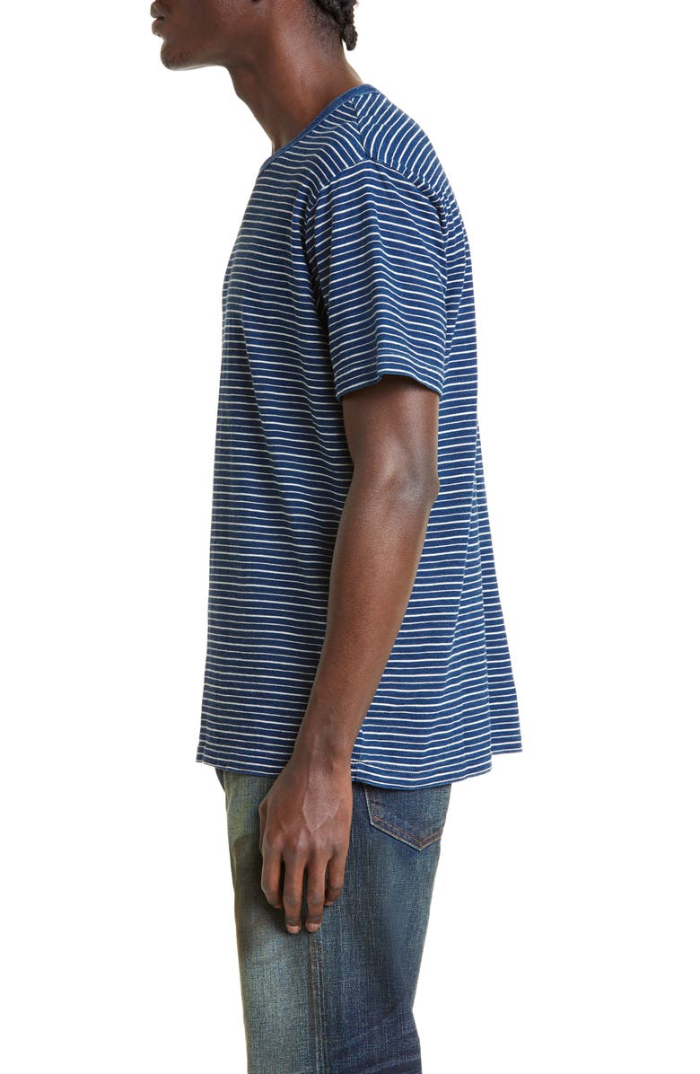 Double RL Stripe T-Shirt, Alternate, color, Indigo Multi