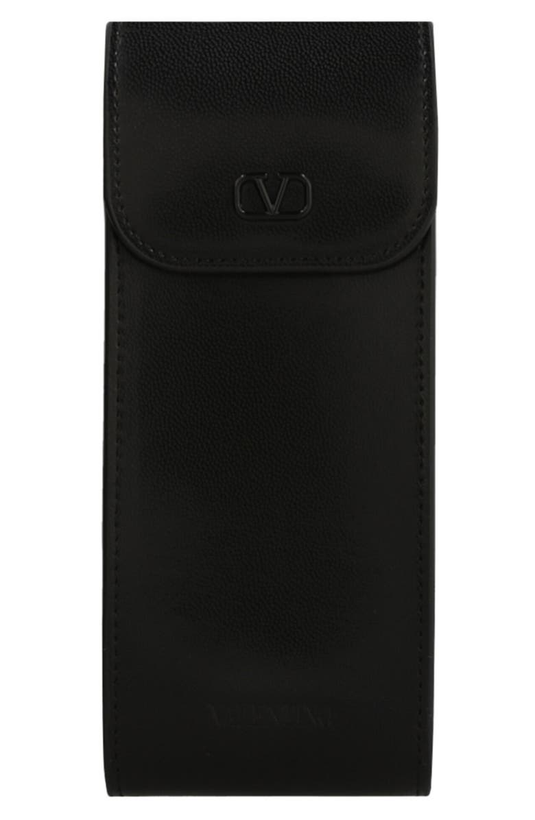 Valentino 46mm Oval Optical Glasses, Alternate, color, Havana Transparent