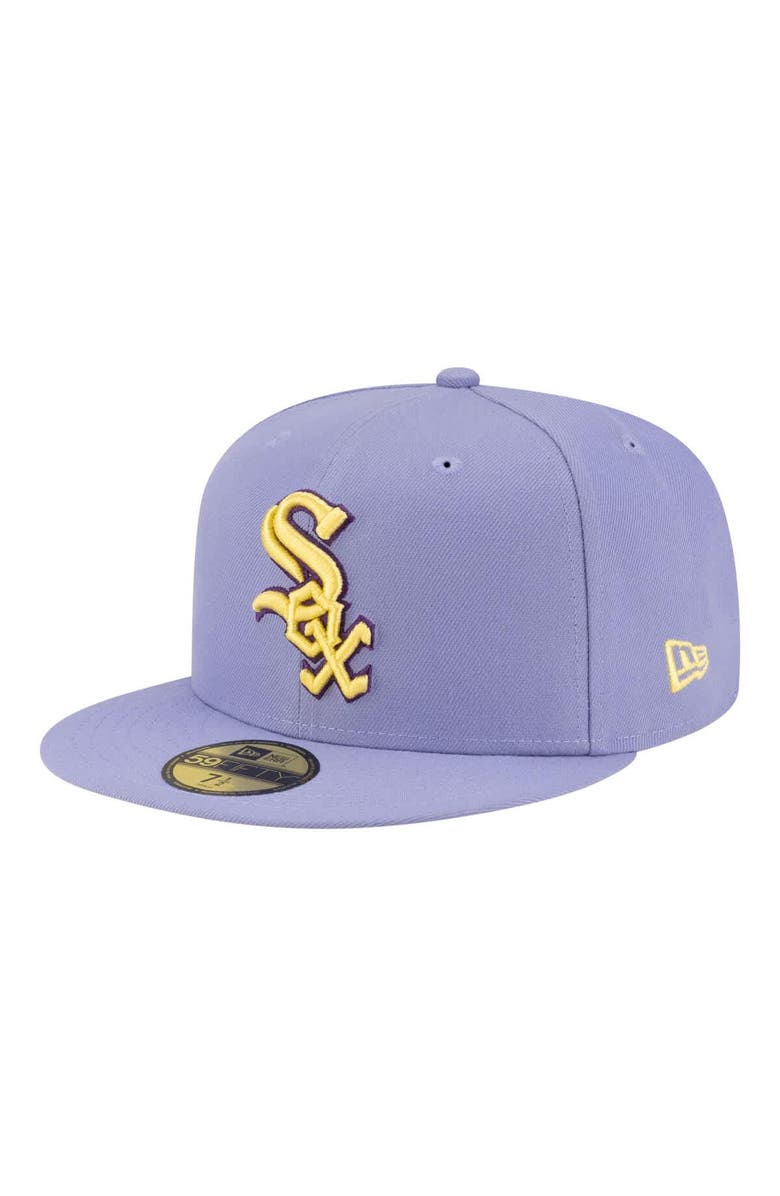 New Era Men's New Era Light Purple Chicago White Sox Lavender Bloom 59FIFTY Fitted Hat, Alternate, color, Light Purple
