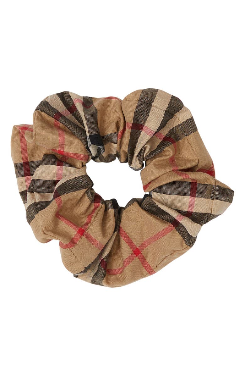Burberry Vintage Check Scrunchie, Main, color, 