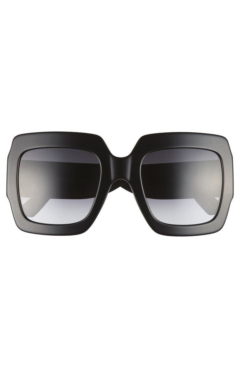 Gucci 54mm Square Sunglasses, Alternate, color, 