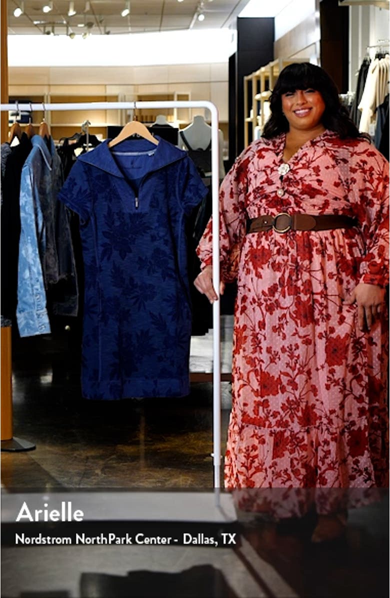 Tobago Bay Blooms Minidress, sales video thumbnail