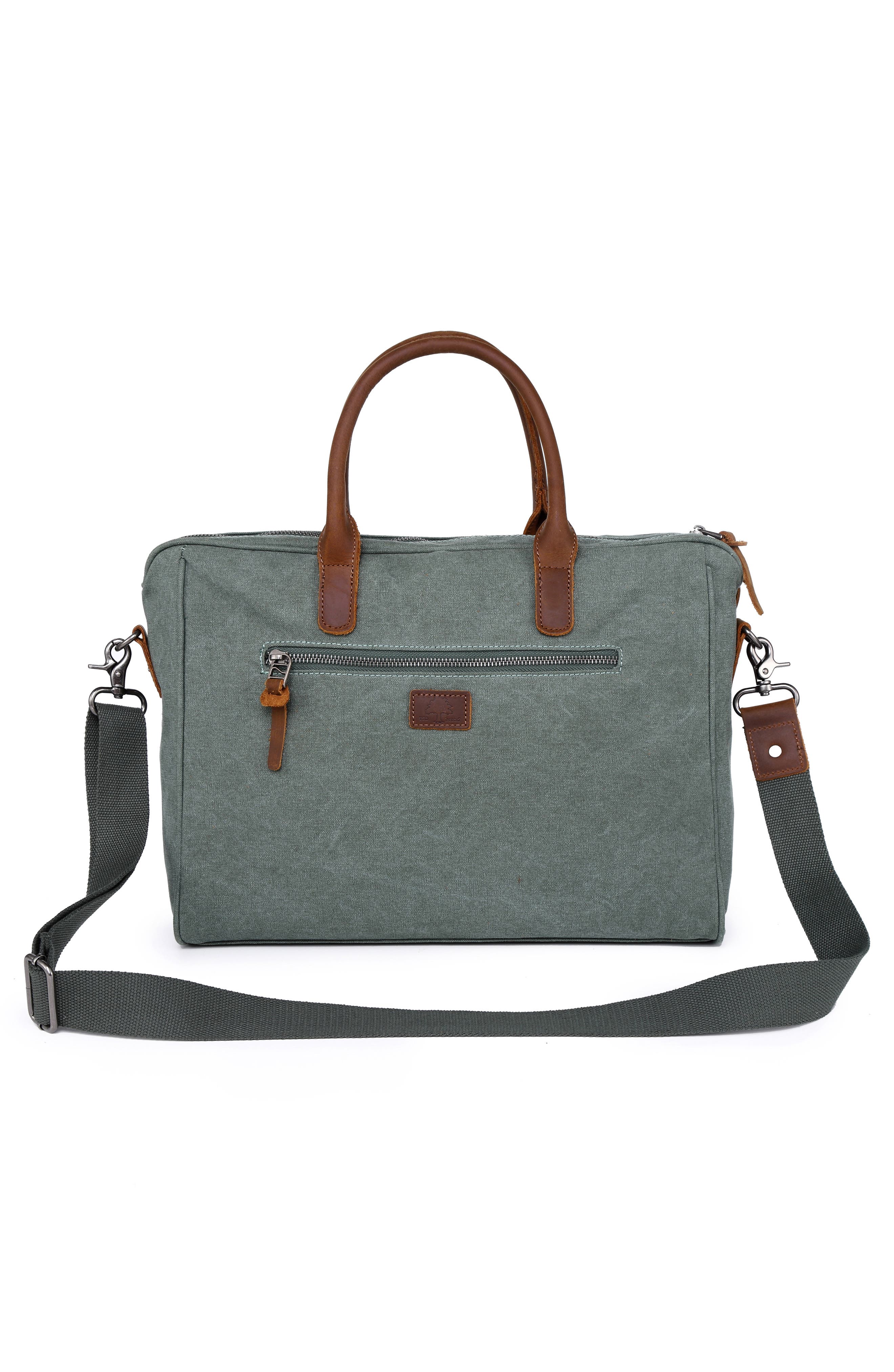 THE SAME DIRECTION Canvas Computer Briefcase, Alternate, color, 
