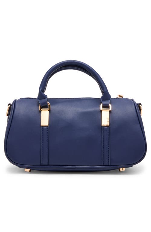 Anne Klein Midi Top Handle Satchel In Blue
