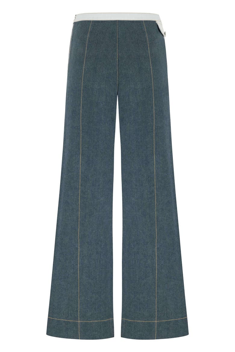 Monte Wide Leg Denim Jeans, Alternate, color, Blue