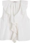 Madewell The Blaire Ruffle Sleeveless Top