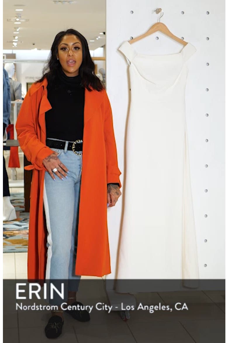 Off the Shoulder Column Gown video
