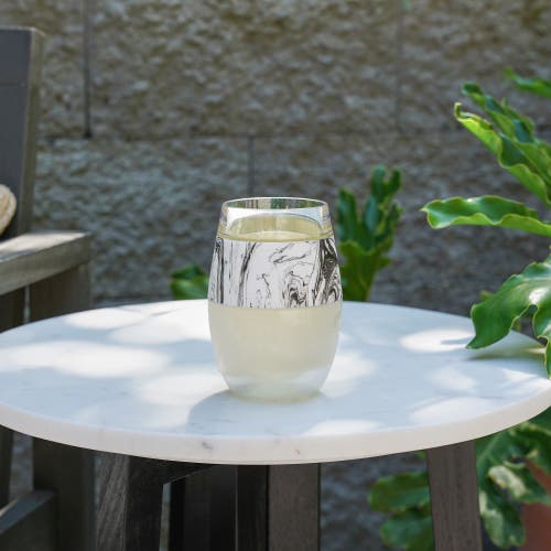 Host Wine Freeze Cooling Cup In Black Swirl
