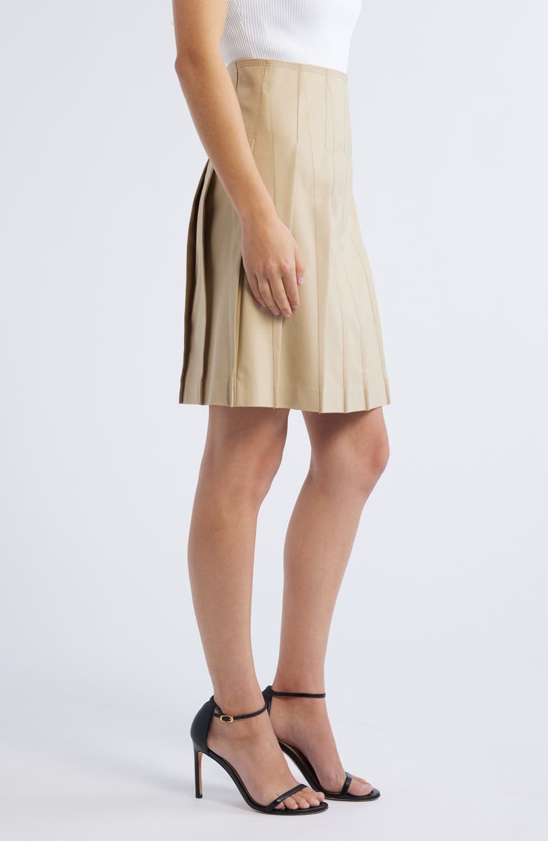 Anne Klein Stitch Pleat A-Line Skirt, Alternate, color, 