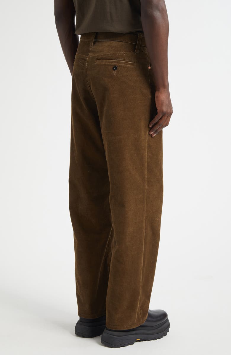 Sacai Belted Corduroy Five Pocket Pants, Alternate, color, Khaki