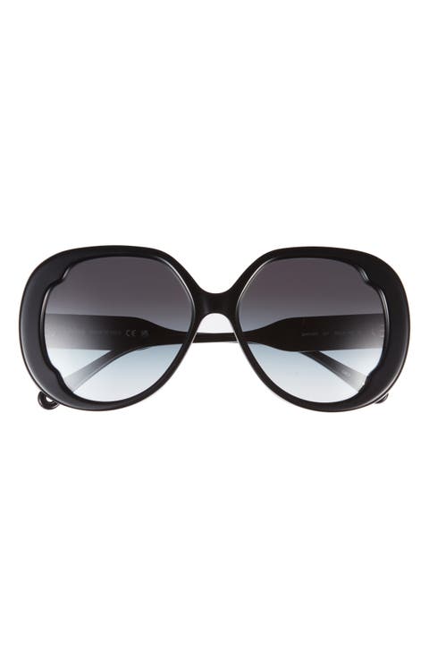 56mm Round Sunglasses