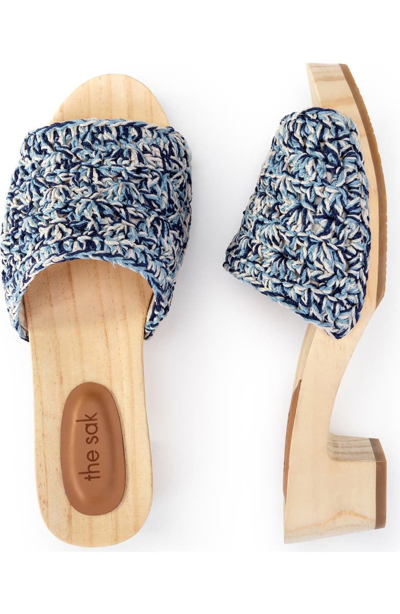 The Sak Ella Clog Sandal, Alternate, color, Blue Static Shell