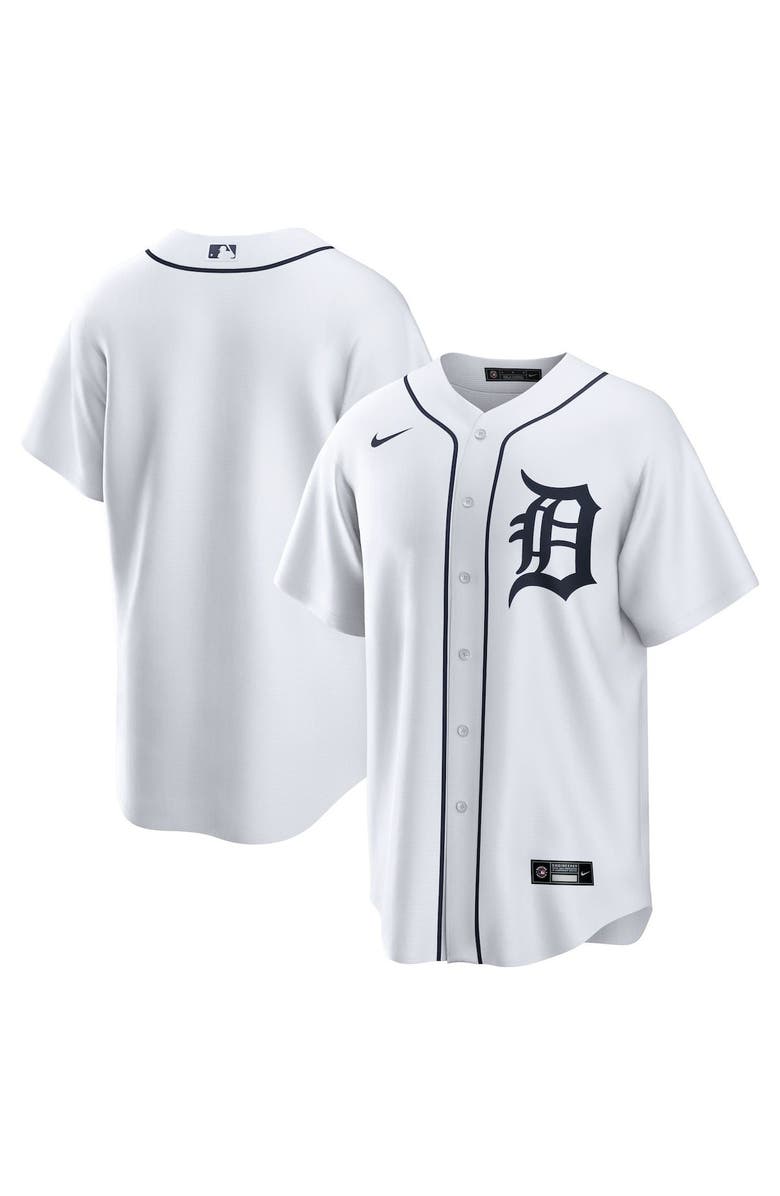 Nike Men's Nike White Detroit Tigers Home Replica Team Jersey, Main, color, White