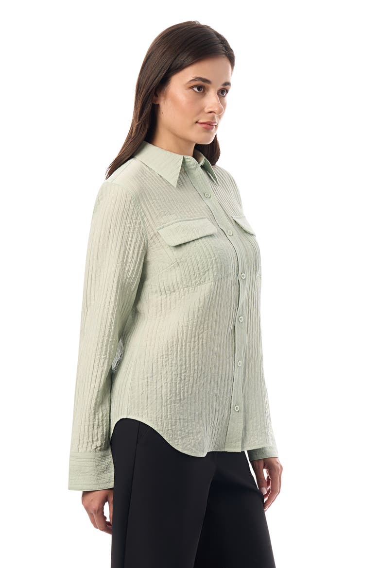 Long Sleeve Utility Shirt, Alternate, color, Mint