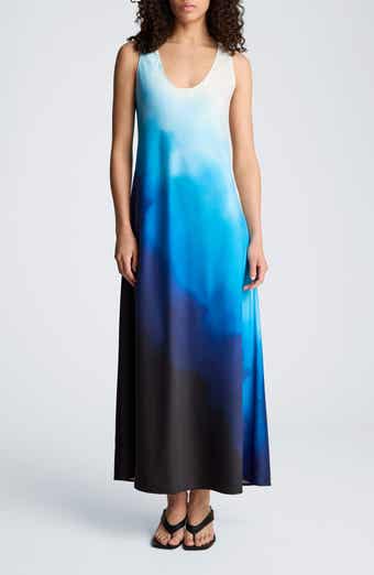 Print Sleeveless Maxi Dress