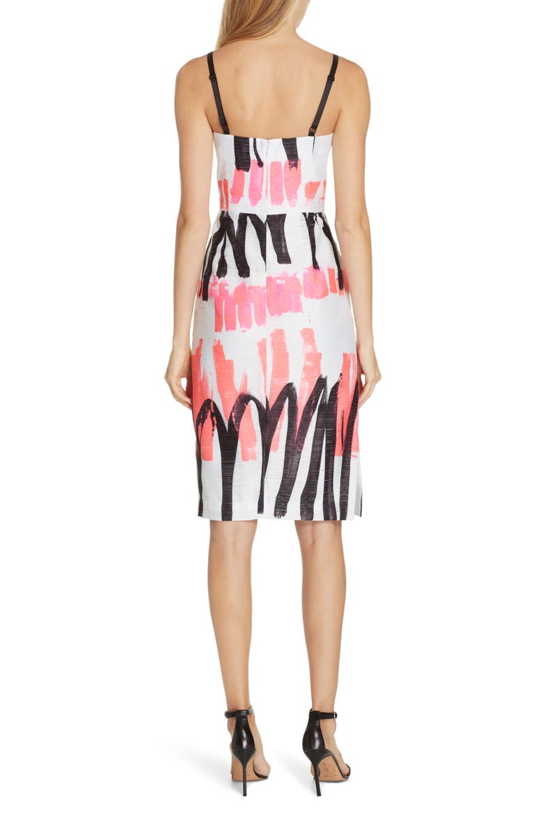 Print Pencil Dress, Alternate, color, MULTI