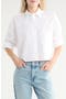 Next Ex Crop Cotton Button-Up Shirt