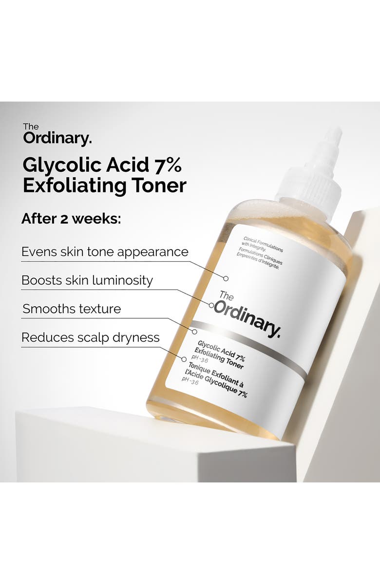 The Ordinary The Glycolic Acid 7% Exfoliating Toner Duo, Alternate, color, 