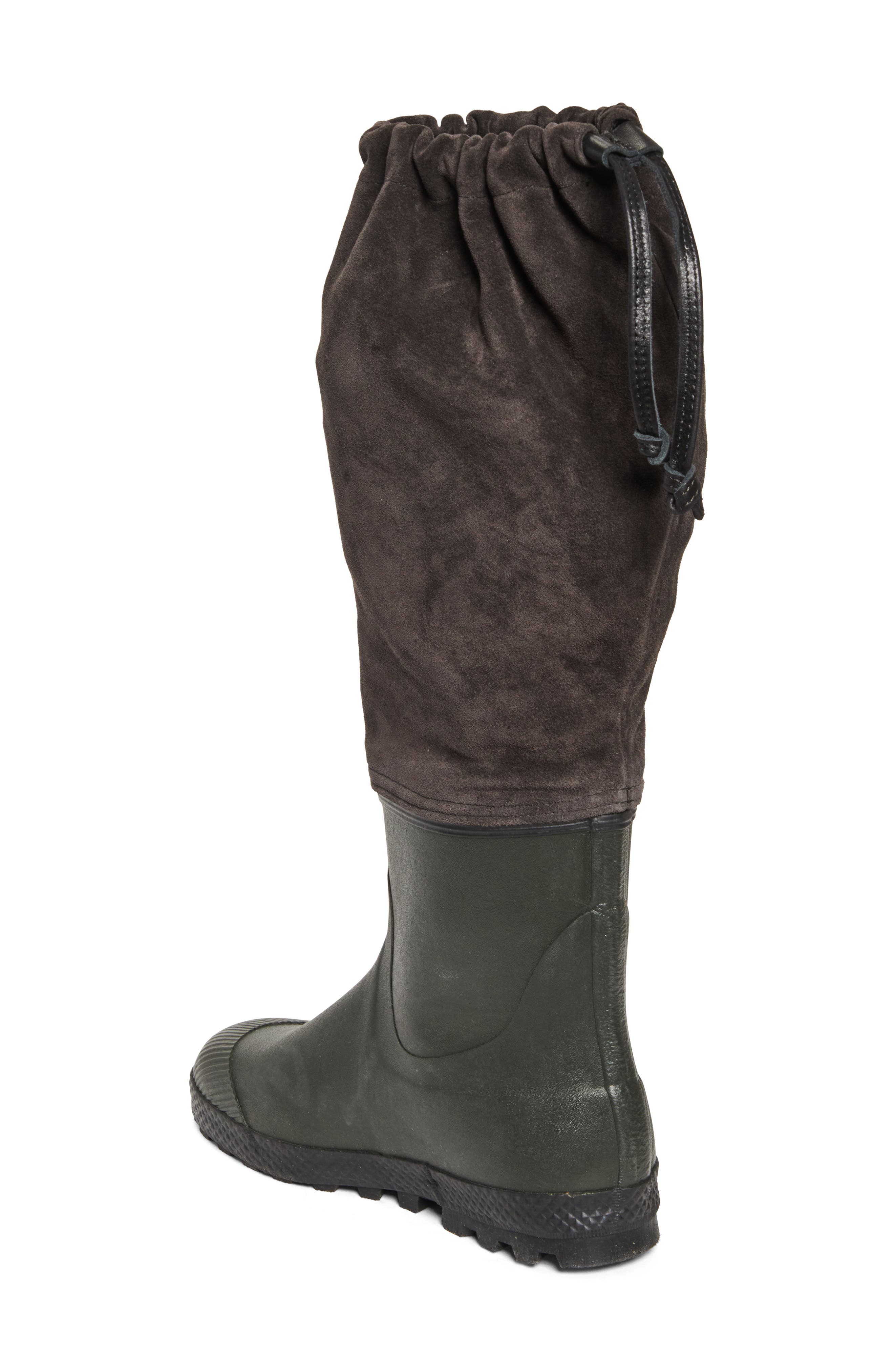 RIER Farmer Waterproof Rain Boot, Alternate, color, Forest Anthracite Velours