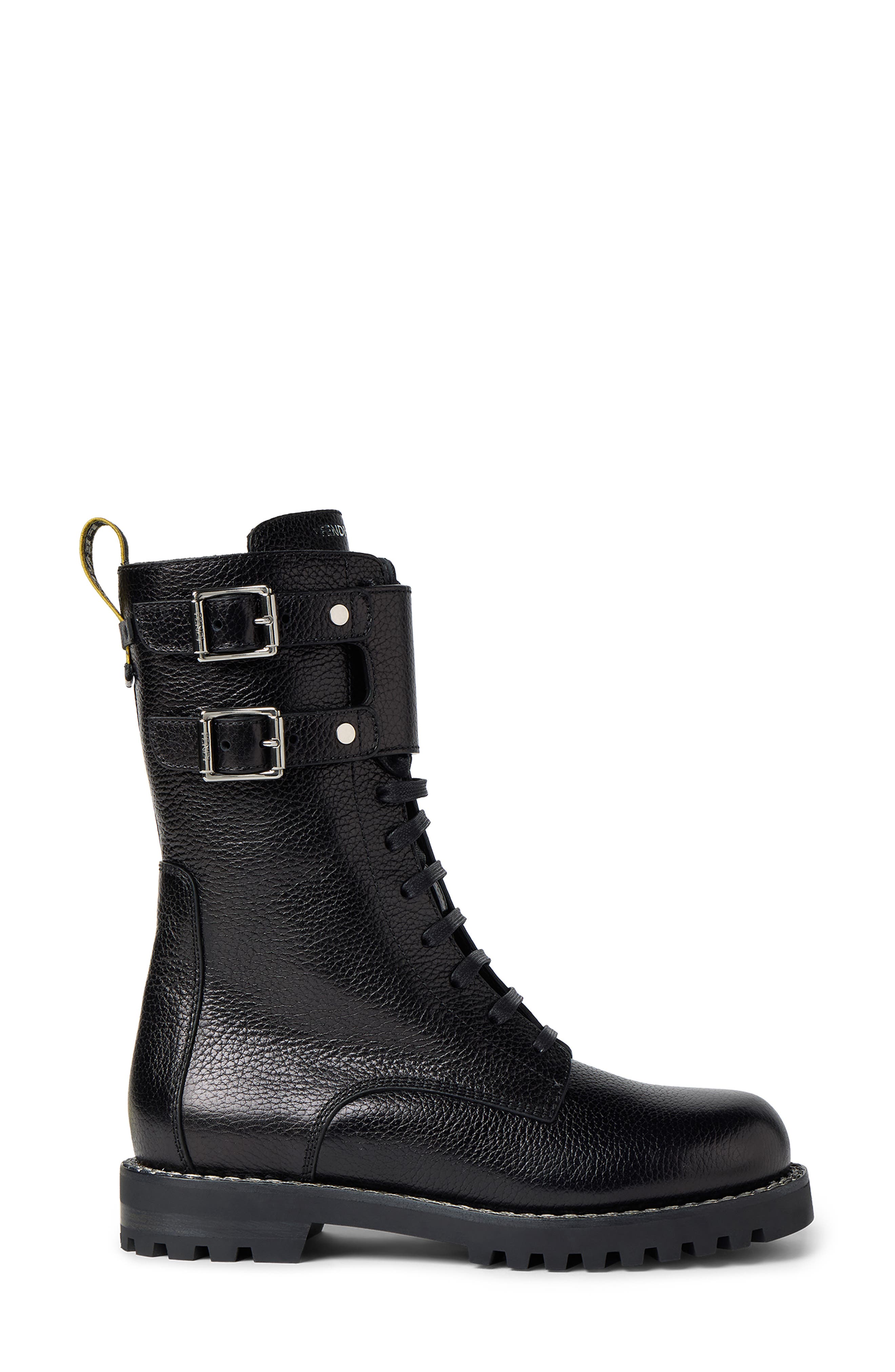 Biker Combat Boot, Alternate, color, F0QA1 NERO
