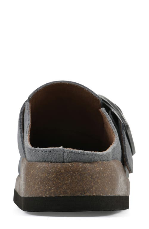 White Mountain Footwear Bayberry Mule In Blue Raspberry Suede