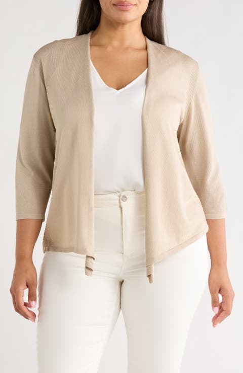 Open Front Cardigan (Plus)