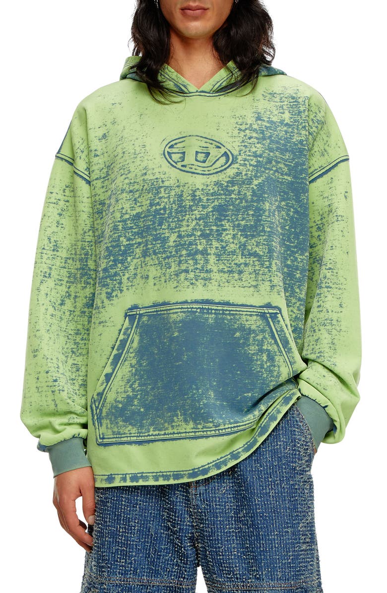 DIESEL<sup>®</sup> S-Baxt Burnout Hoodie, Main, color,