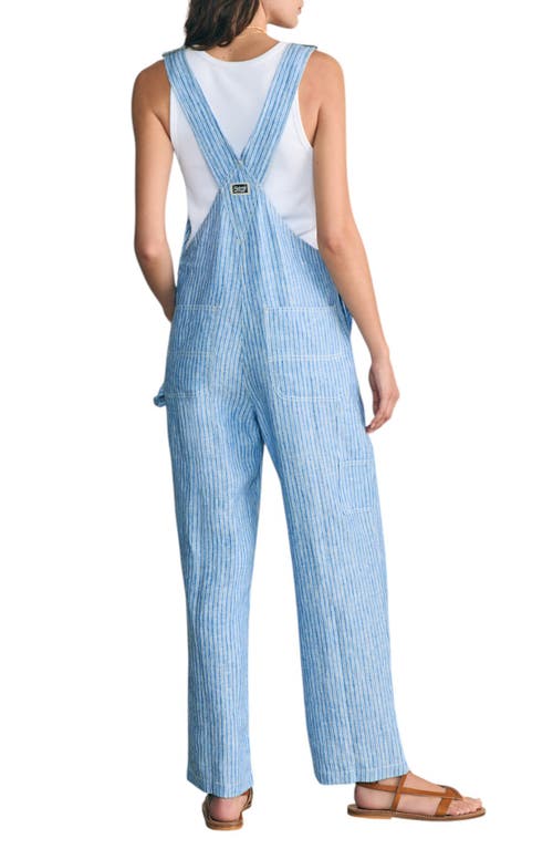 Faherty Mechanic Linen Overalls