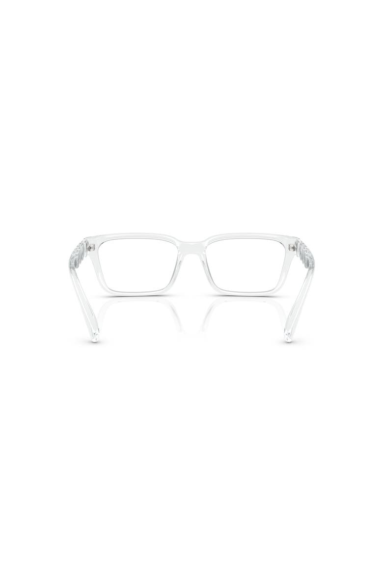 55mm Rectangle optical glasses, Alternate, color, Transparent