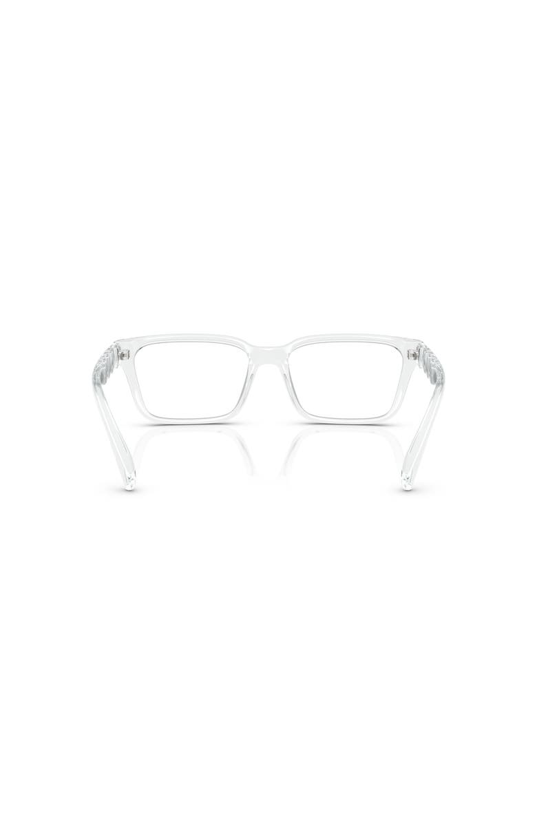 Armani Exchange 55mm Rectangle optical glasses, Alternate, color, Transparent