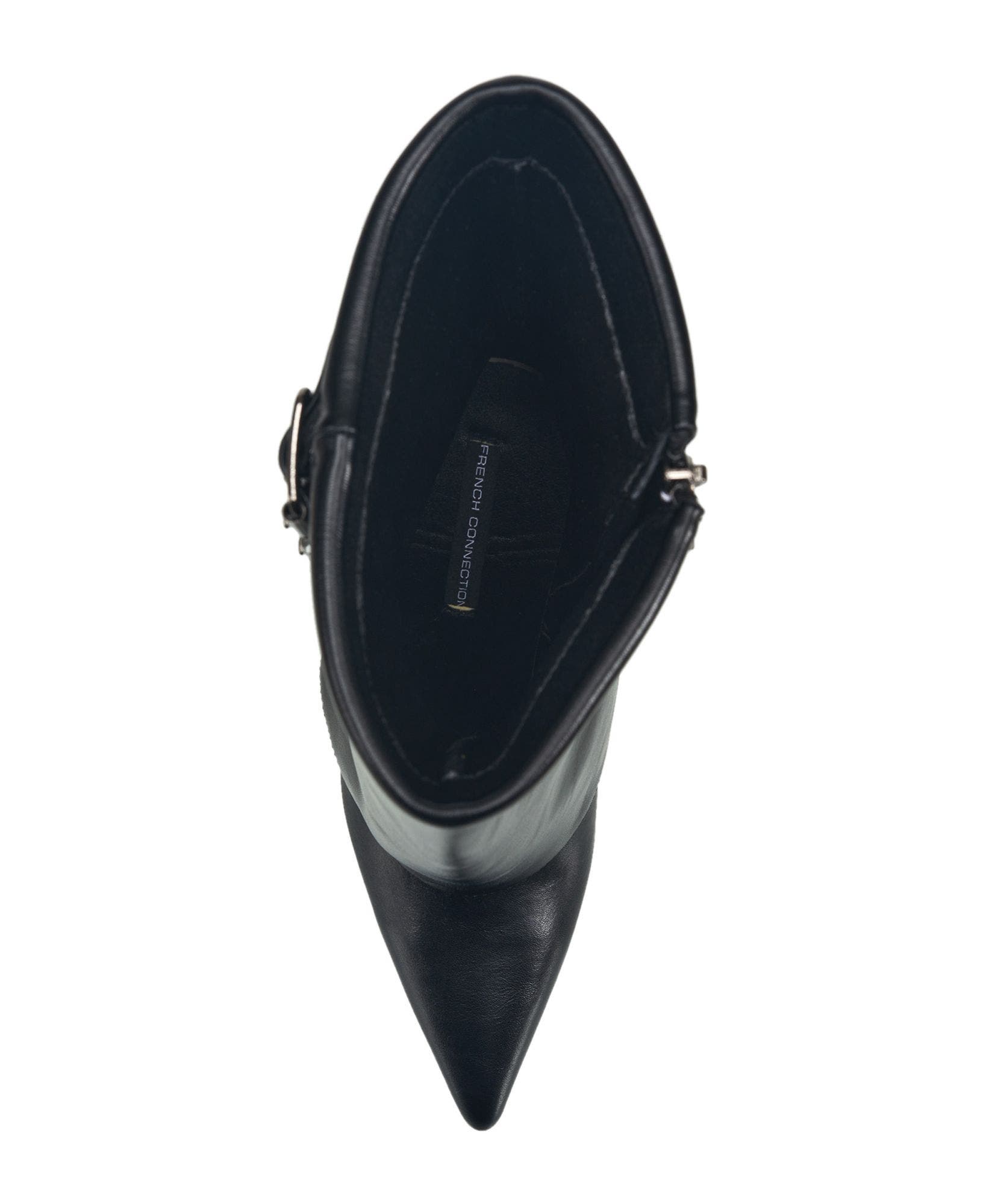 Riled Fold Over Boot, Alternate, color, Black