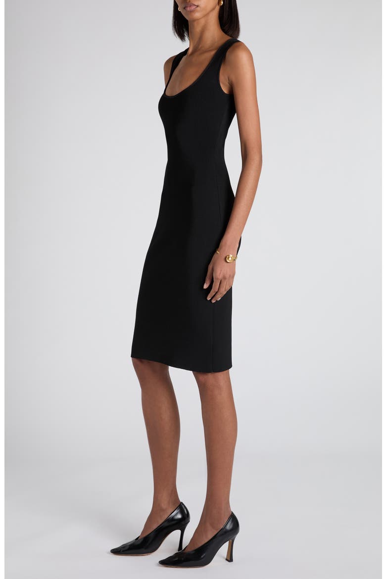 Rib Tank Sweater Dress, Alternate, color, 1000 BLACK