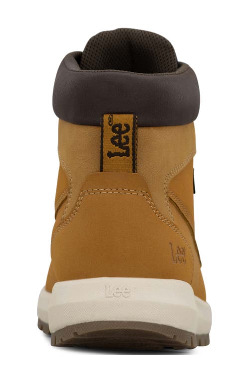 Lee Riker Lace-up Boot In Brown