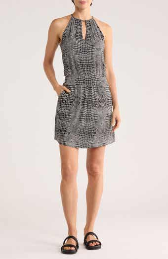 Tart Halter Neck Keyhole Minidress