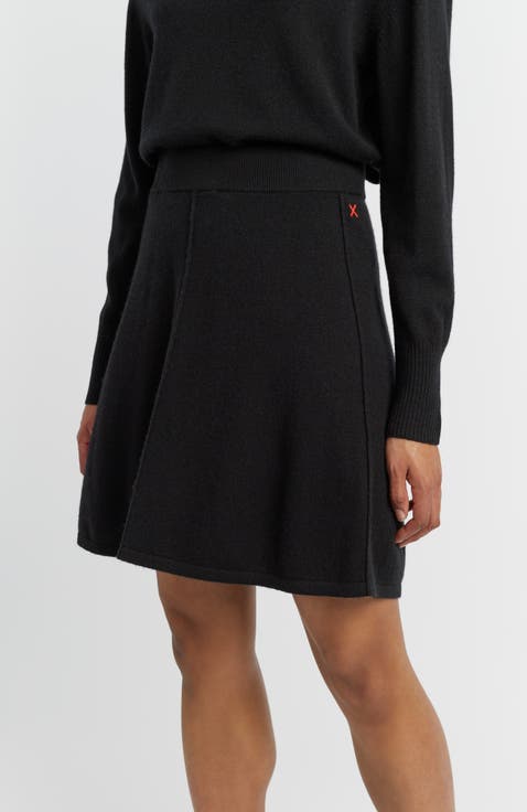 Wool-Cashmere Mini Skirt