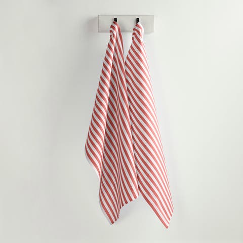 Linen Kitchen Towels - Amalfi Stripe